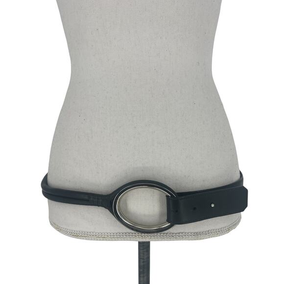 Carlisle Black Leather O-Ring Belt Made in USA Size Large main image 4